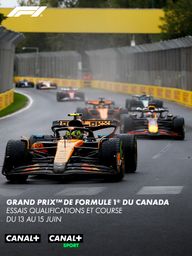 - F1 : GP du Canada : EQF (du 13 au 15 juin sur CANAL+ et CANAL+SPORT)